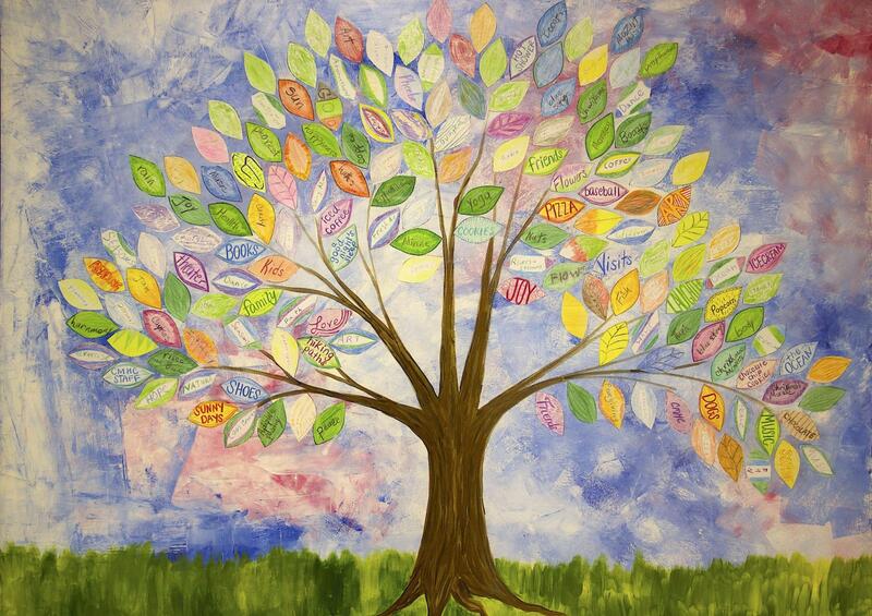 Thankfulness Tree CMHC Client Art