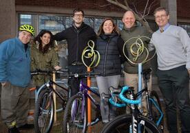 CMHC Cycles Team with Dr. Mike Sernyak (far right)